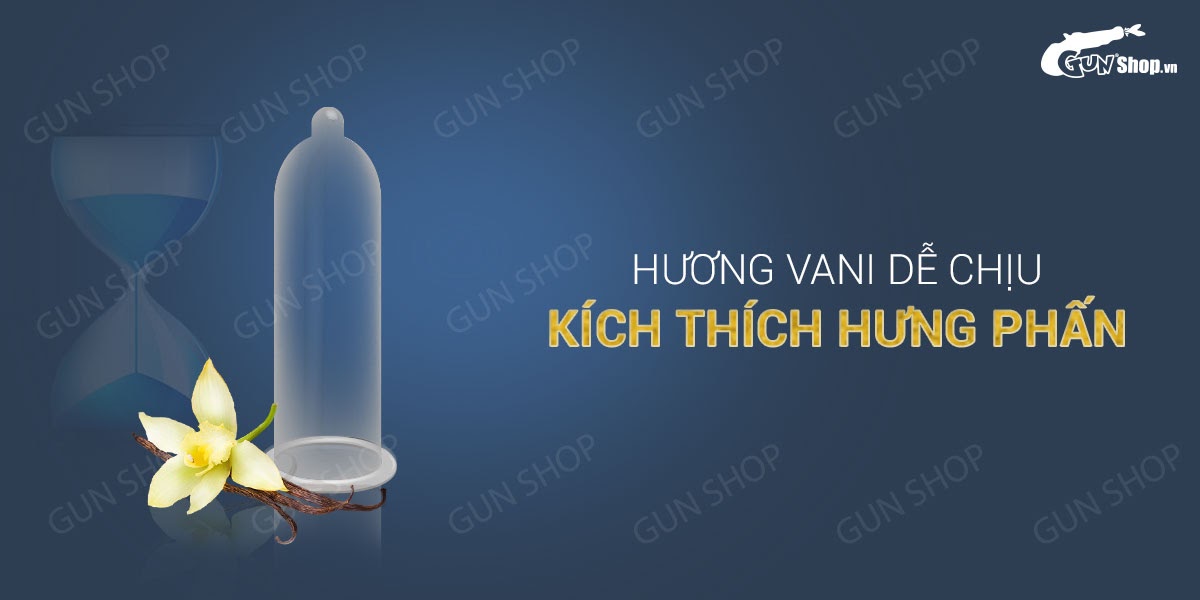 Bao cao su OLO 0.01 mỏng nhẹ Kéo dài thời gian Hương vani 10 cái