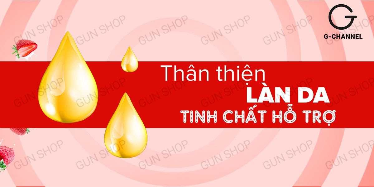 Gel bôi trơn Love Kiss hương dâu 100ml tăng khoái cảm