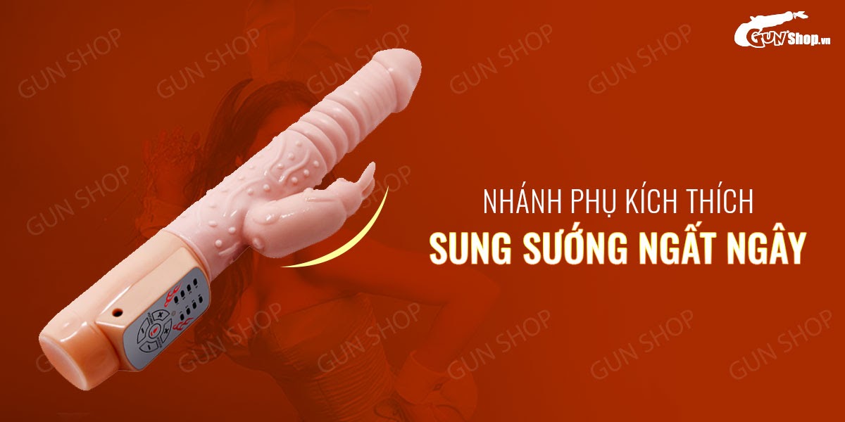 Thông tin Dương vật giả rung thụt phát nhiệt - Baile Hot Bunny giá rẻ
