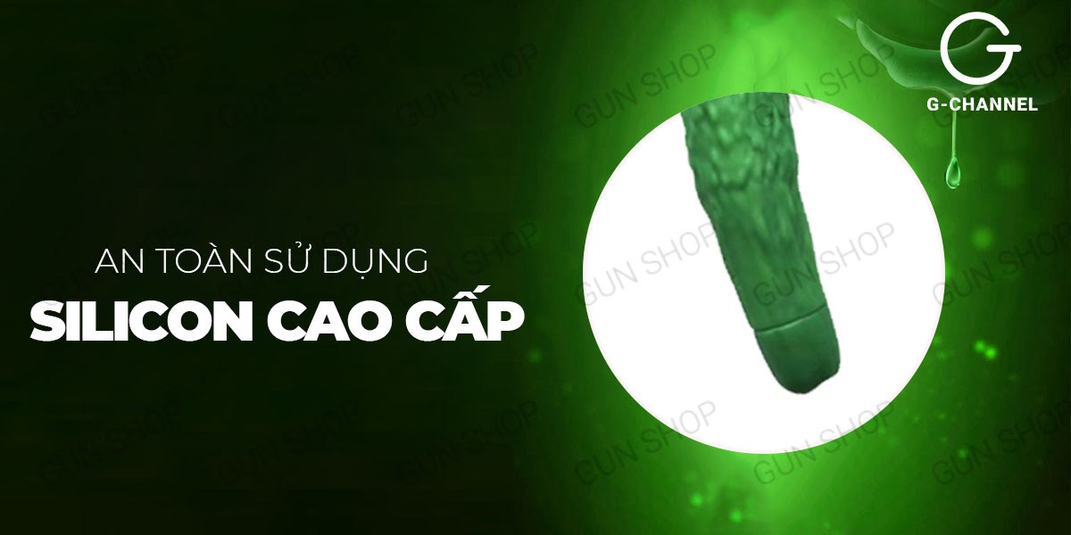 Dương Vật Giả Dưa Leo Đa Chế Độ Rung Sạc USB Kích Thích