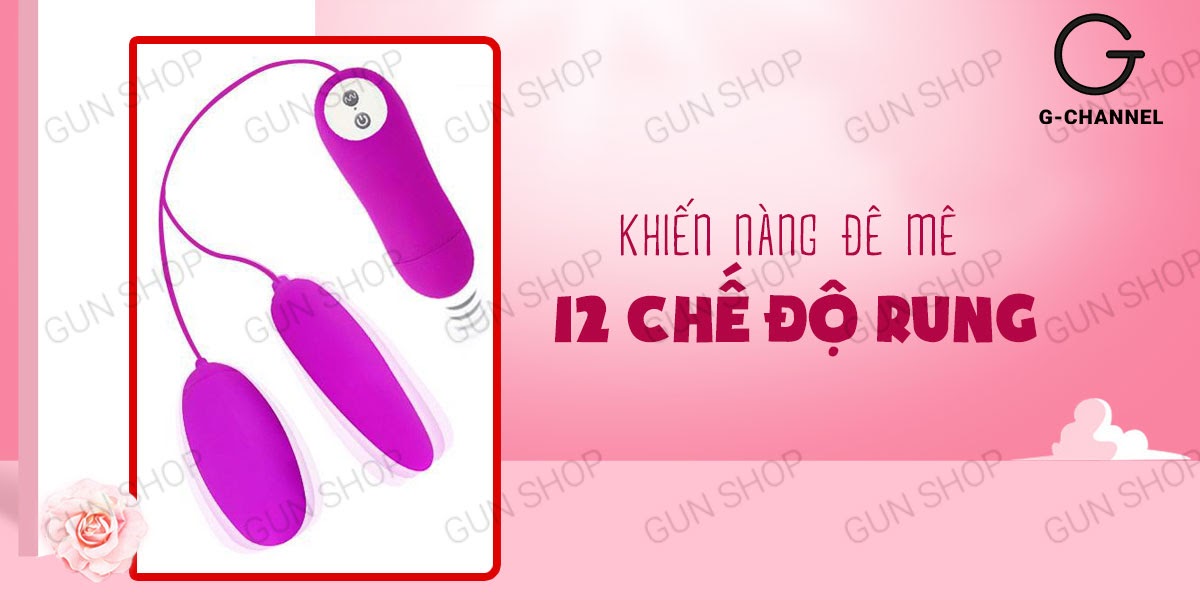 Trứng Rung Pretty Love Irma 12 Chế Độ Pin Dùng Siêu Phê Giá Tốt