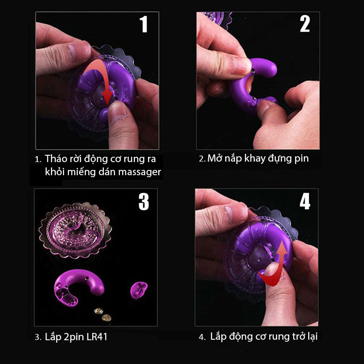 Máy Massage Mini Kích Thích Nhũ Hoa Thăng Hoa Cảm Xúc