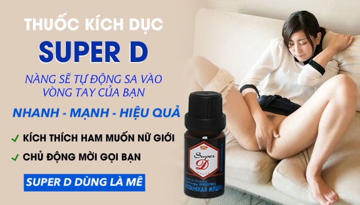 Thuốc Kích Dục Super D Nga Cho Nữ Tác Dụng Mạnh Chính Hãng