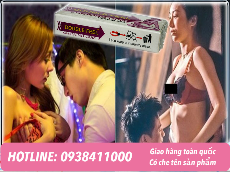 Singum Double Feel kẹo cao su kích thích nữ hàng Mỹ chính hãng