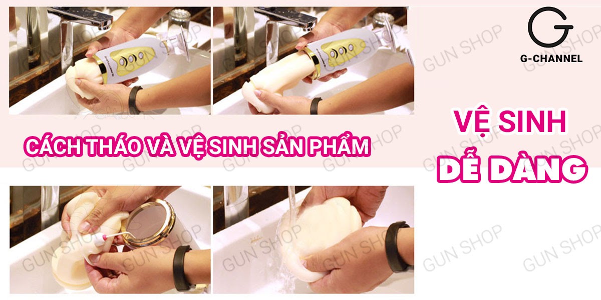 Âm đạo giả rung sạc điện Pretty Love Sally siêu thực mại
