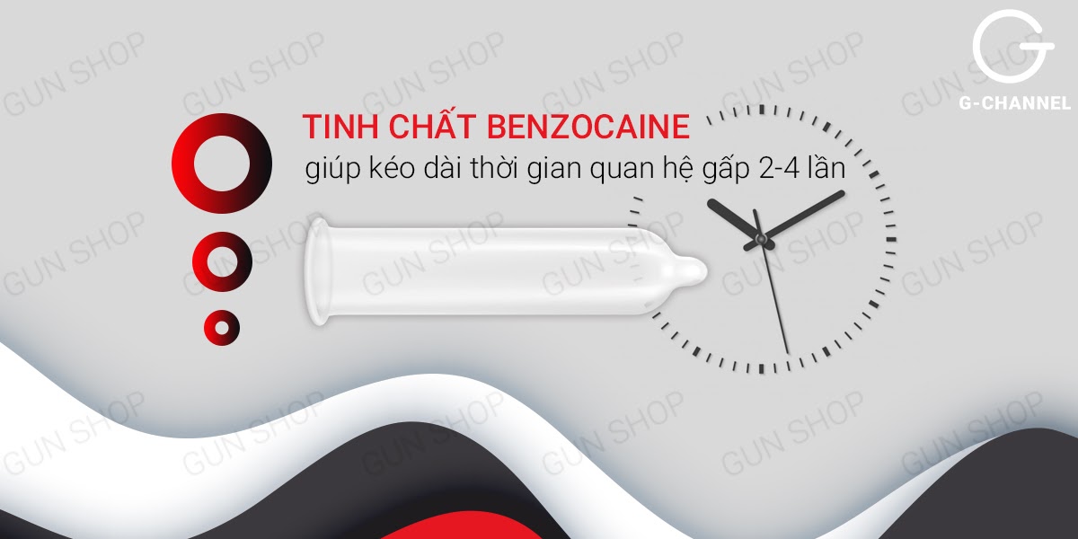 Bao cao su Cá Ngựa hộp 12 cái chống xuất tinh sớm kéo dài