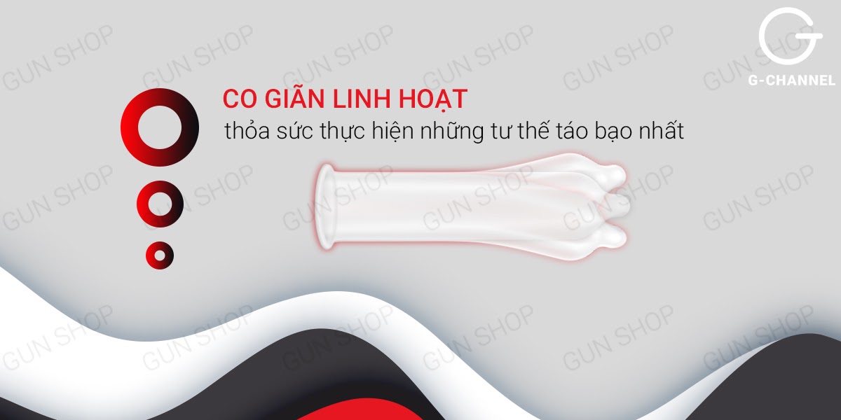Bao cao su Cá Ngựa hộp 12 cái chống xuất tinh sớm kéo dài