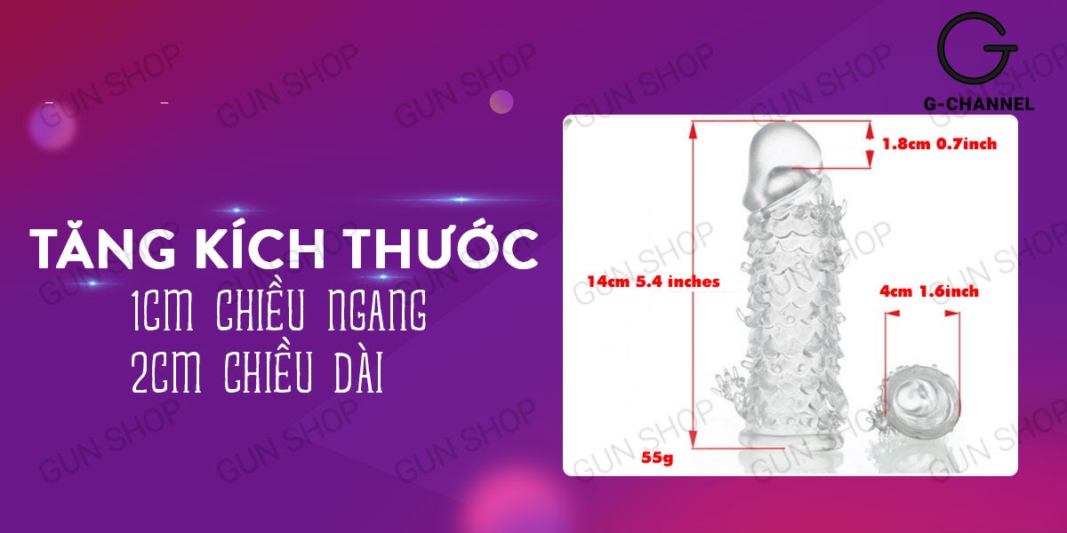 Bao cao su đôn dên Baile vảy cá giúp kéo dài thời gian quan hệ