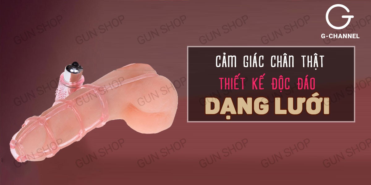 Nơi bán Bao cao su đôn dên tăng kích thước lưới rung Sweet Case  cao cấp
