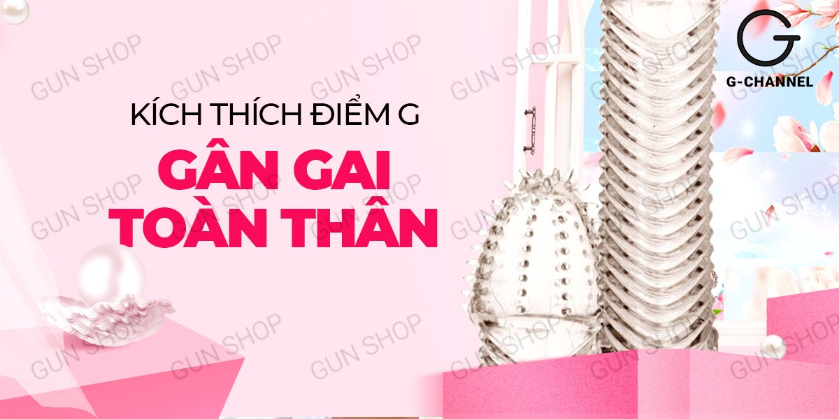 Đại lý Bao cao su đôn dên tăng kích thước Aichao - Gân gai giá rẻ