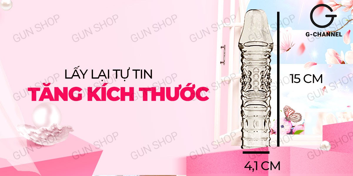 Sỉ Bao cao su đôn dên tăng kích thước Aichao - Gân và điểm nổi  giá tốt