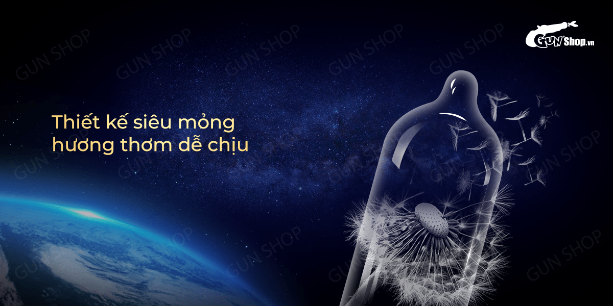 Bao cao su Durex siêu mỏng Fetherlite Feel gel bôi trơn hộp 12