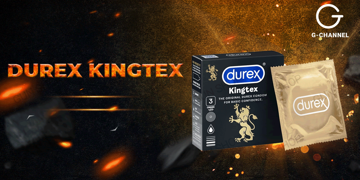 Bao Cao Su Durex Kingtex 49mm Size Nhỏ Ôm Sát - Khuyến Mãi 2 Hộp