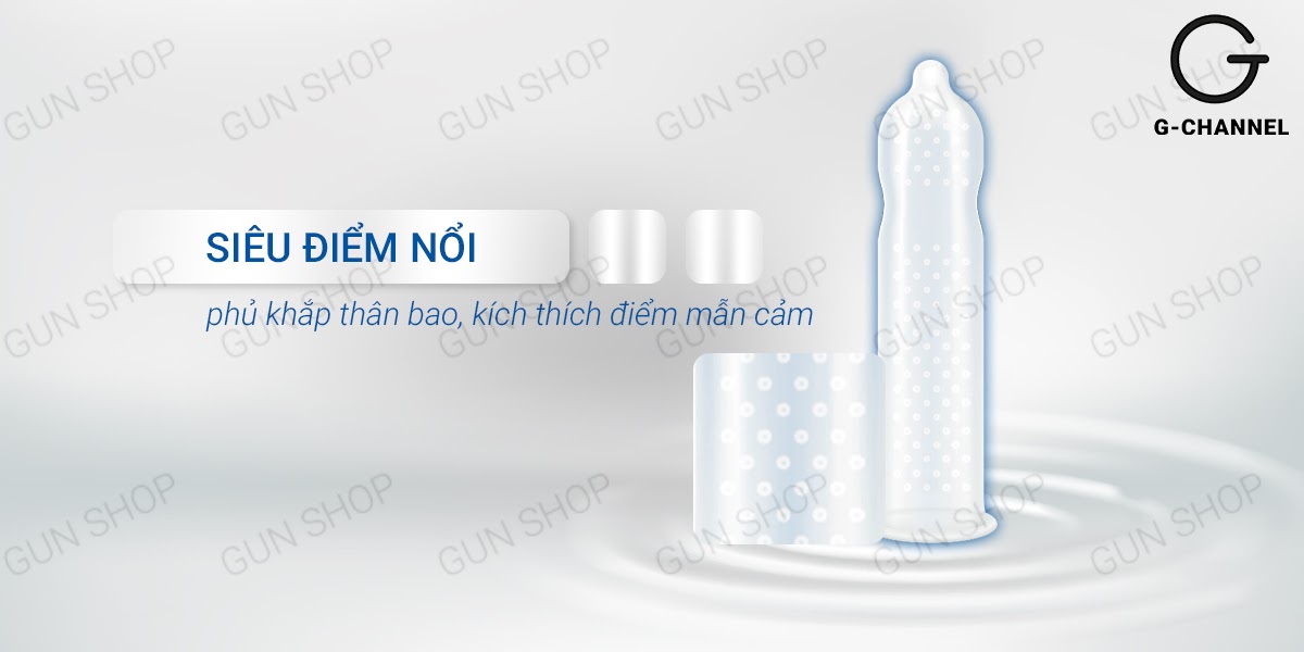 Bao cao su Innova Đen gân gai kéo dài 12 cái, siêu bền, an toàn