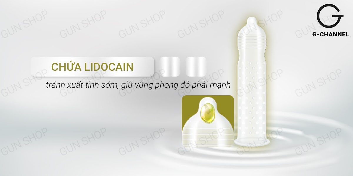 Bao cao su Innova Vàng kéo dài 60 phút hộp 12 cái