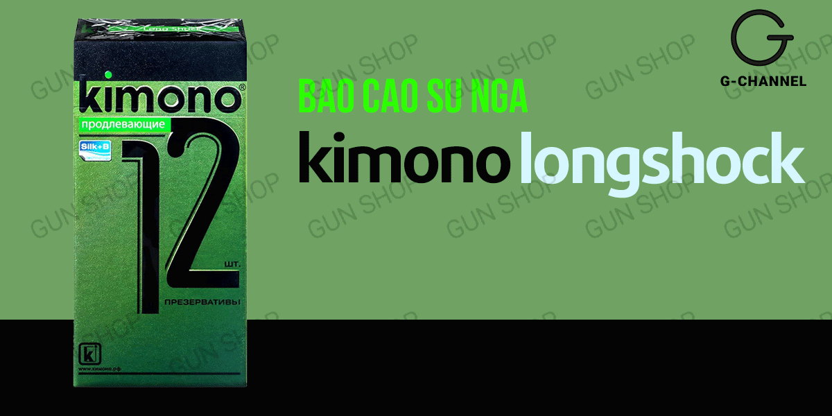 Đánh giá Bao cao su Kimono Long Shock - Mỏng 0.03mm kéo dài thời gian - Hộp 12 cái  loại tốt