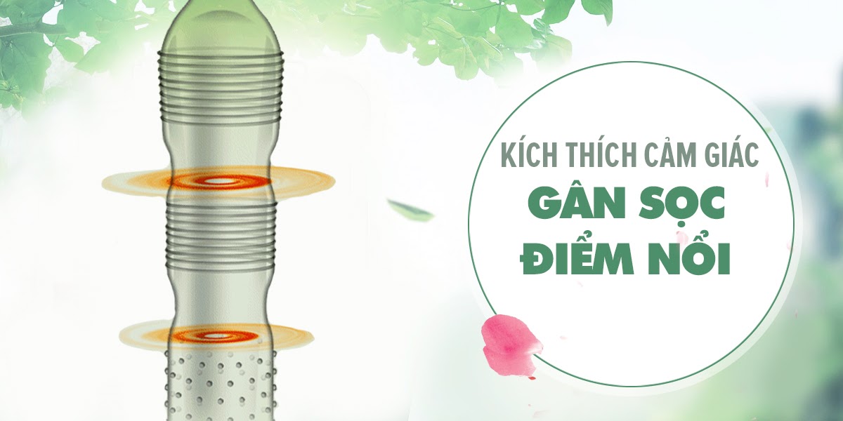 Bao Cao Su Quinn Gân Điểm Nổi Kích Thích Tăng Khoái Cảm Hộp 12