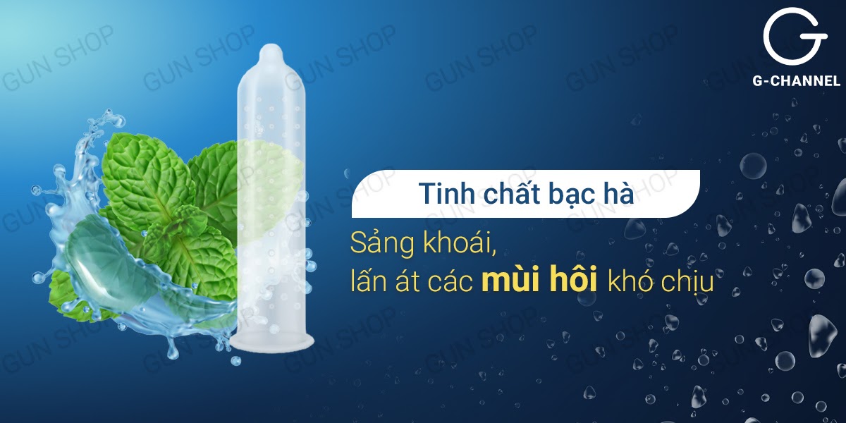 Bao cao su Rocmen Sea Horse Spikes Kéo dài thời gian Hộp 10