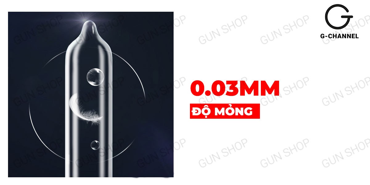 Bao cao su Runbo gân gai lớn hộp 6 cái bảo vệ an toàn