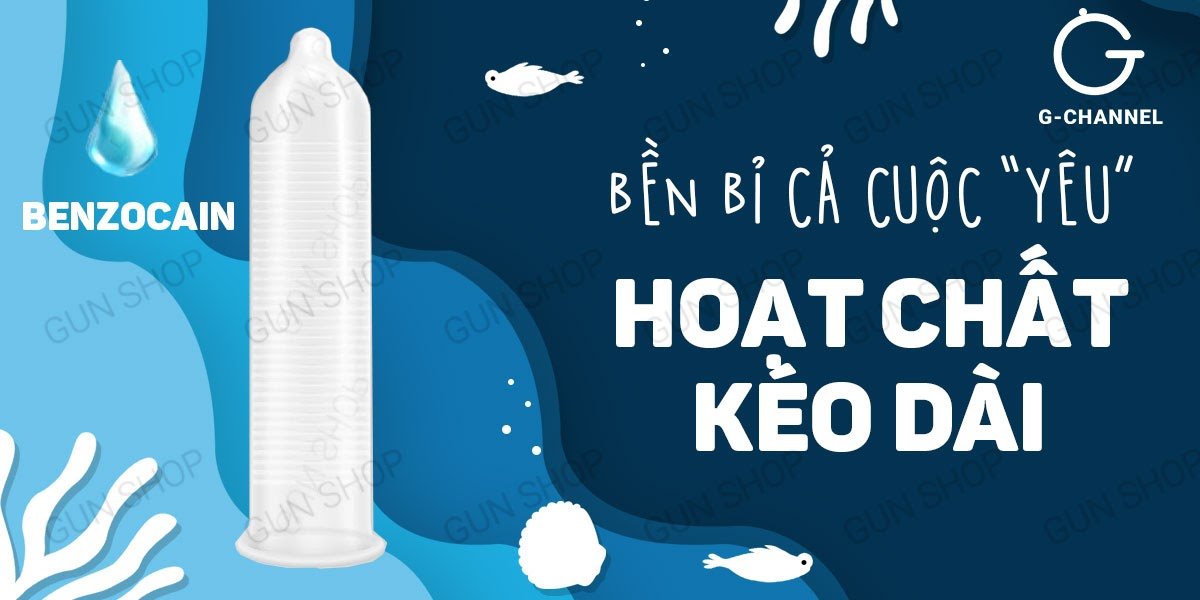 Bao cao su Shell Seahorse Hộp 3 cái Kéo dài cực đỉnh An toàn