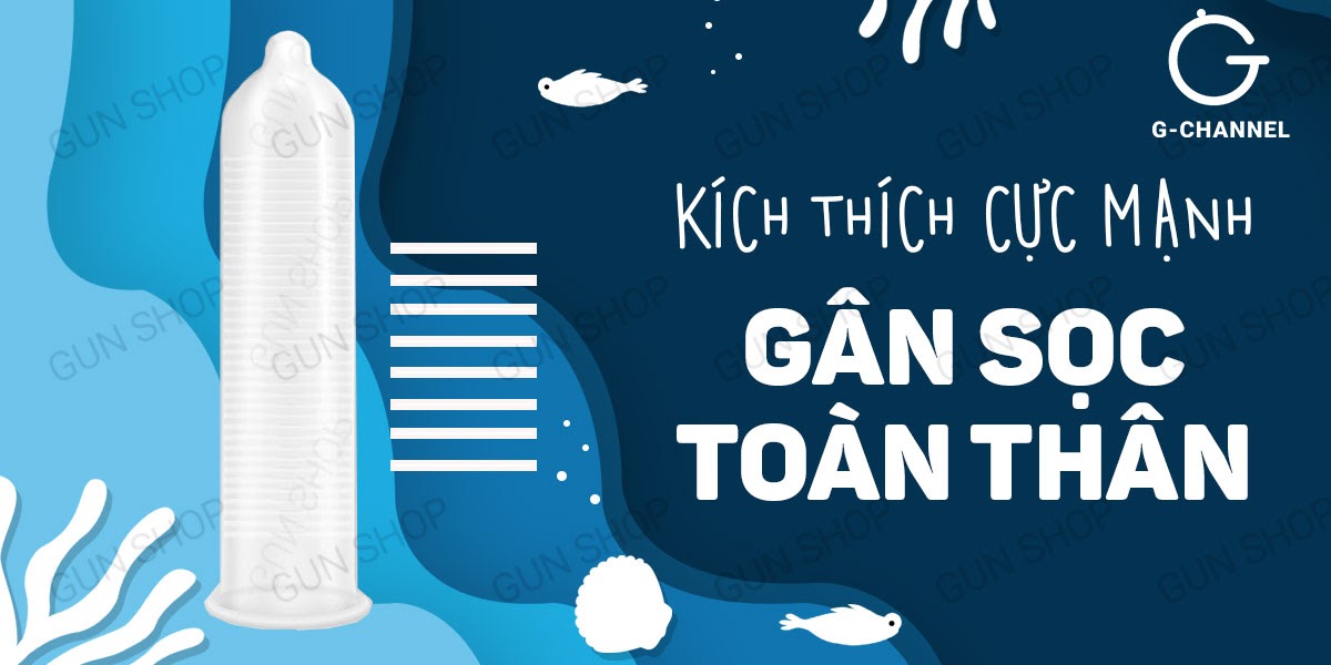 Bao cao su Shell Seahorse Hộp 3 cái Kéo dài cực đỉnh An toàn