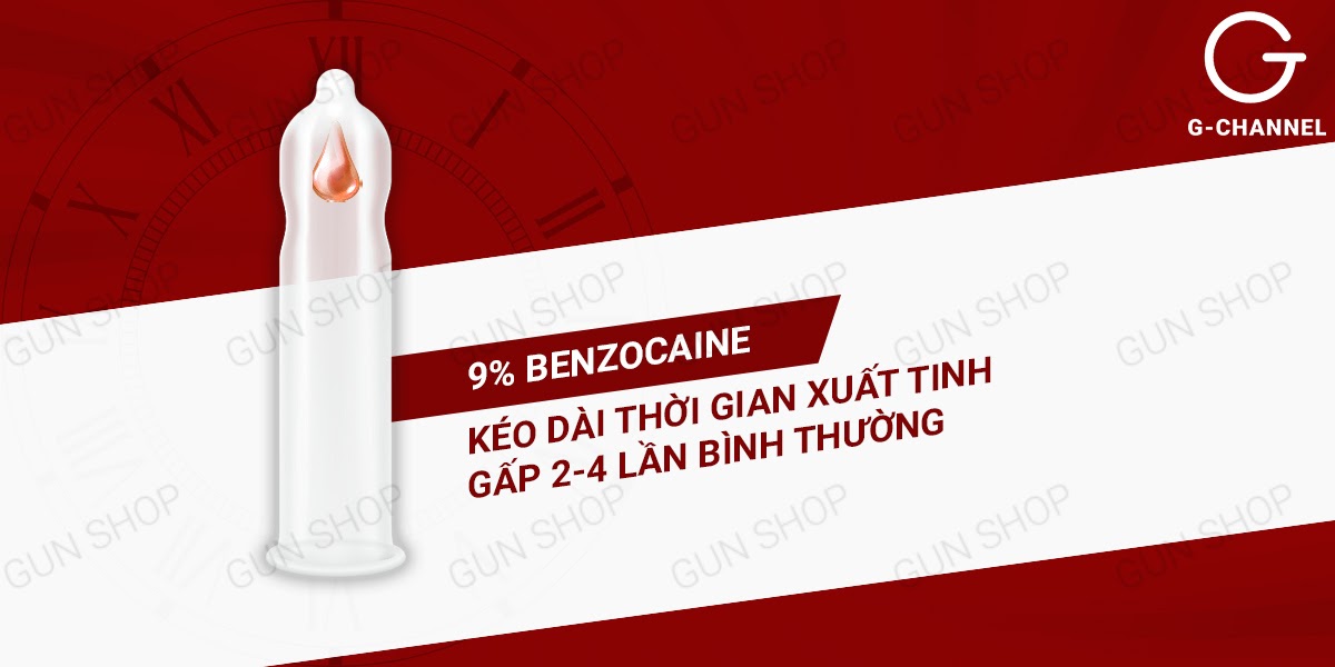 Bao cao su Shell Triple Mix gân gai siêu mỏng kích thích mát lạnh