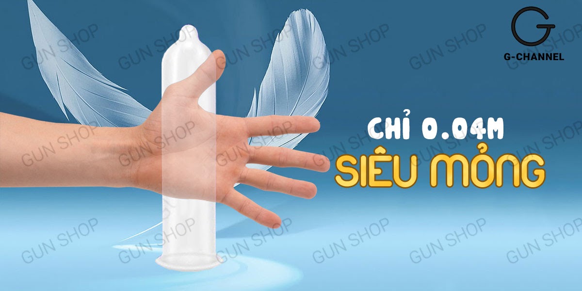 Shell Intense Bao Cao Su Siêu Mỏng 0.04mm Hộp 3 Cái Giá Tốt