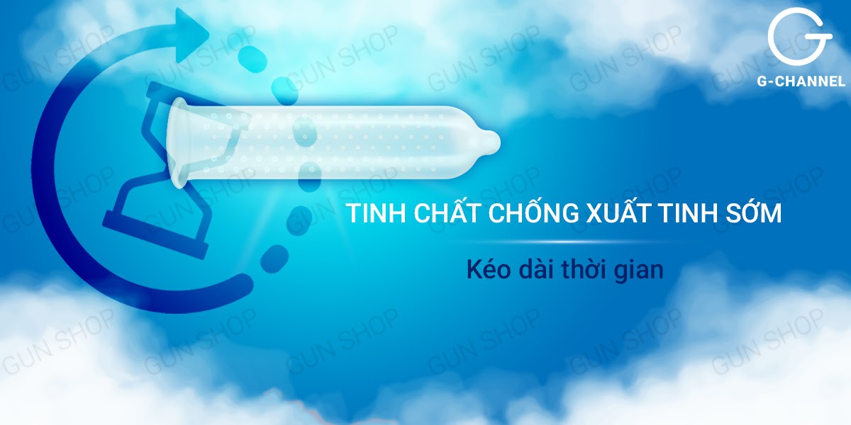 Bao cao su Supermen Long Love hộp 120 cái chất lượng kéo dài