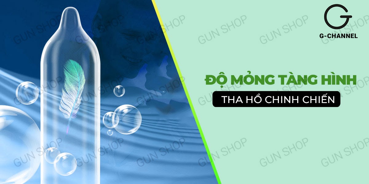 Bao cao su Toshiro mỏng trơn Hộp 10 siêu an toàn kích thích