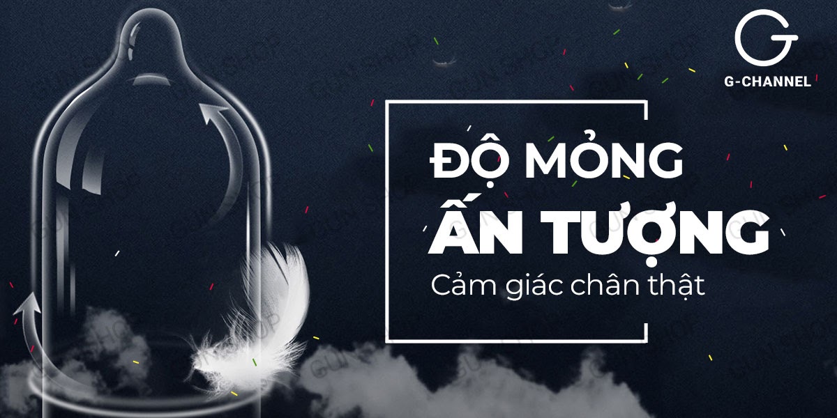 Bao cao su Usupita Hi Grade Siêu Mỏng Điểm Nổi Kích Thích Hộp 12