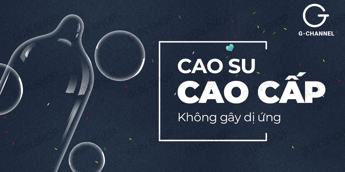Bao cao su Usupita siêu mỏng gân 4 cái giá tốt an toàn