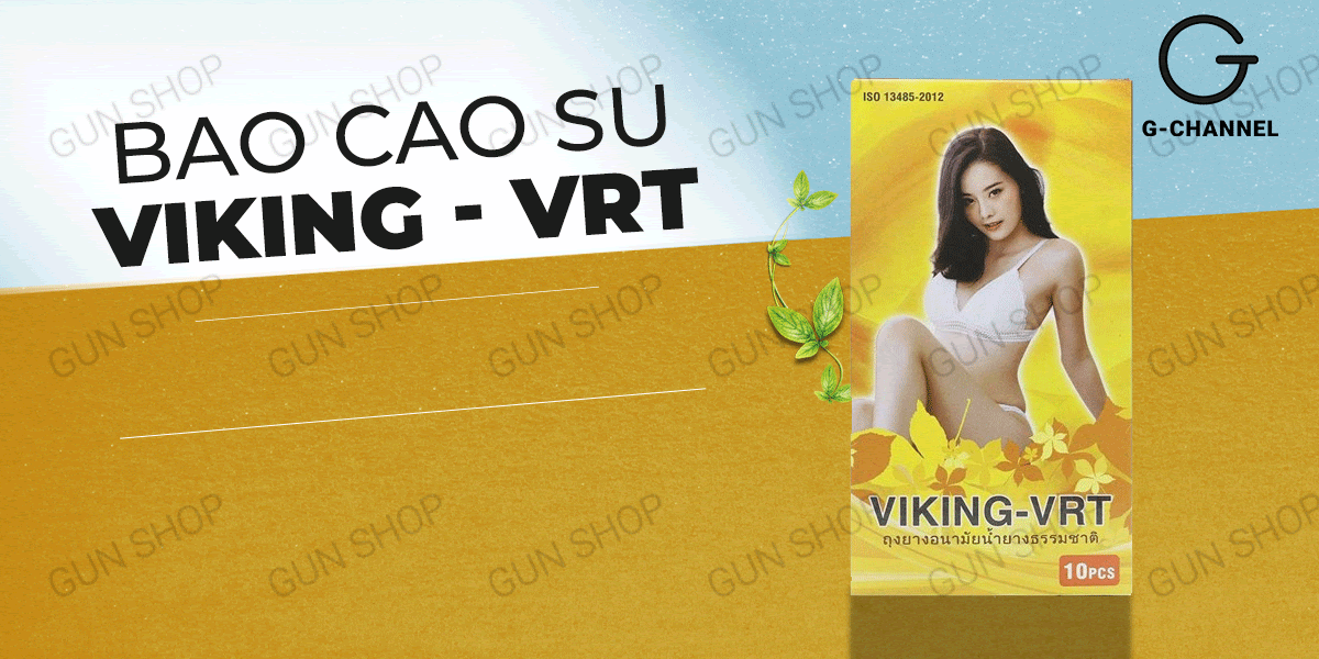 Viking Trơn Mỏng Hộp 10 Cái Bao Cao Su An Toàn Siêu Mượt