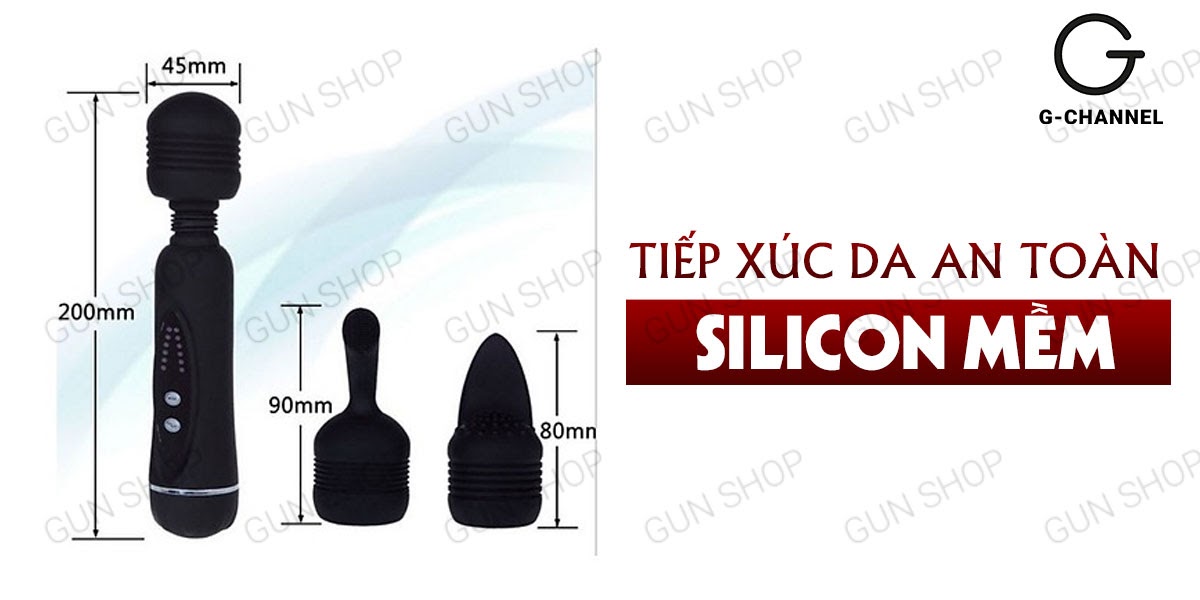 Cây massage mini rung 12 chế độ Power Wand chính hãng giá tốt