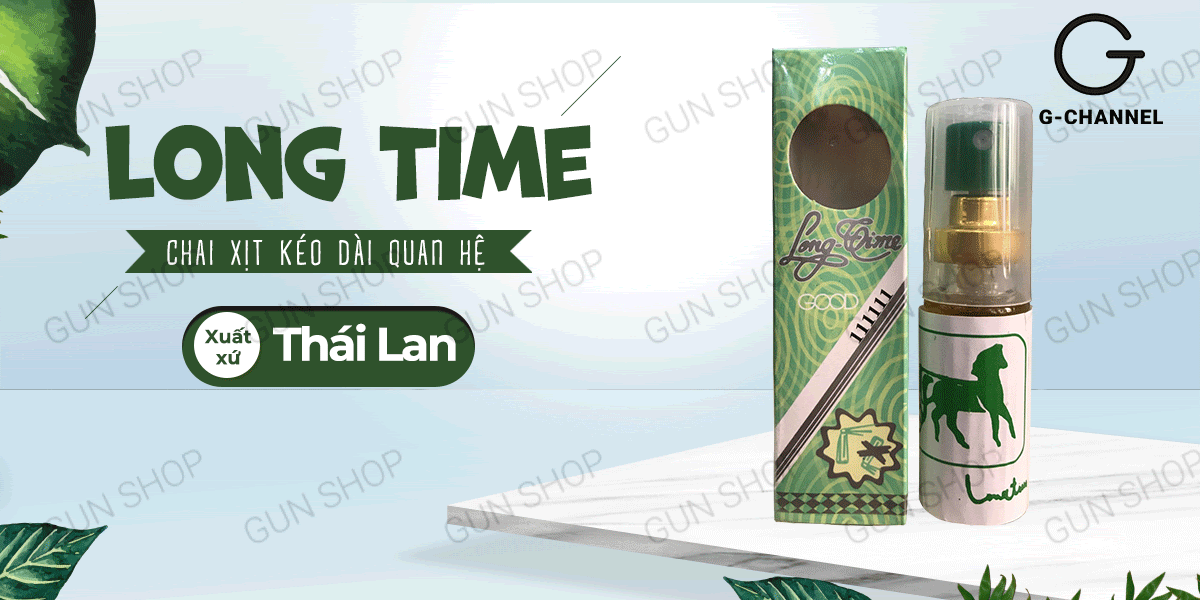 Chai xịt Longtime Thái Lan 5ml Kéo dài quan hệ, tăng khoái cảm