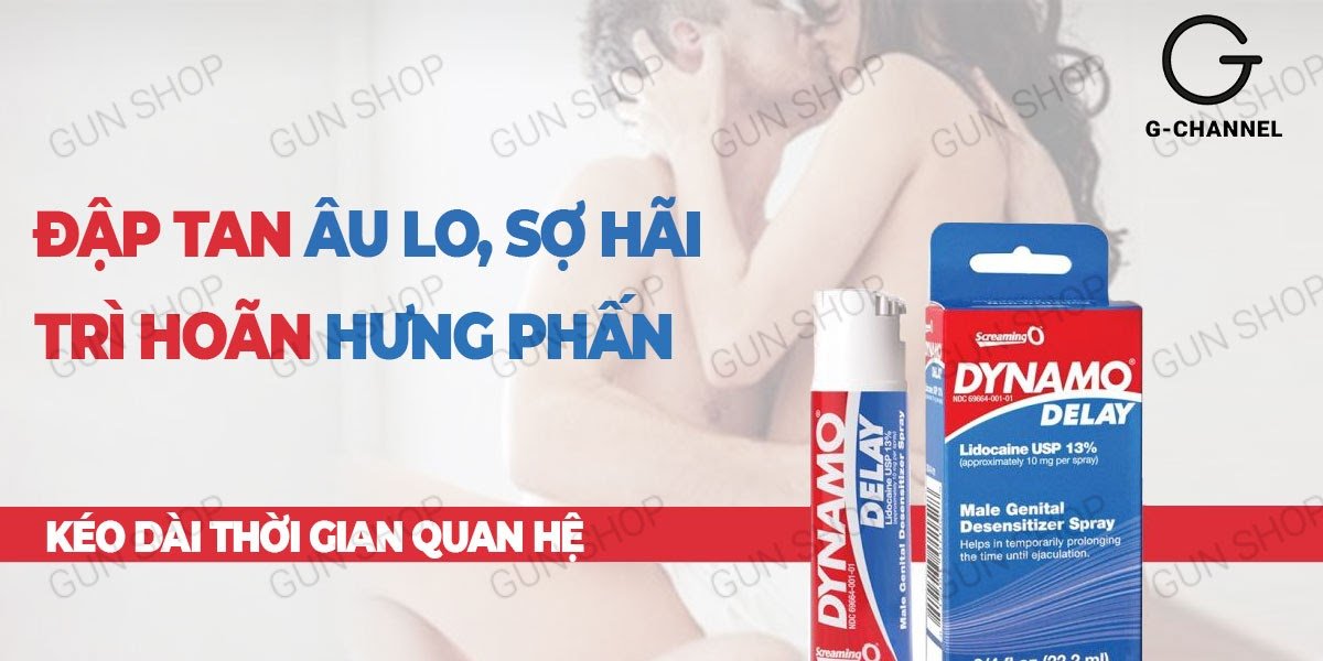 Dynamo Delay 22ml Xịt Kéo Dài Thời Gian Quan Hệ Mỹ