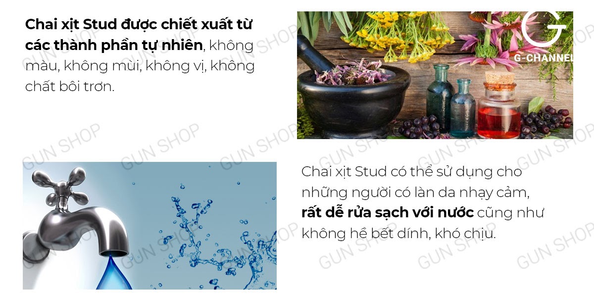 Stud 100 xịt kéo dài thời gian hưng phấn mạnh mẽ 13ml hiệu quả