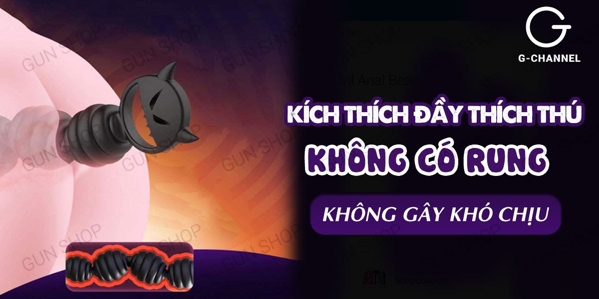 Mua Chuỗi hạt kích thích hậu môn 17 cm - Leten Devil Anal Bead  hàng xách tay