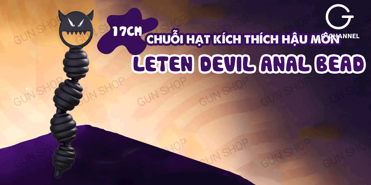 Mua Chuỗi hạt kích thích hậu môn 17 cm - Leten Devil Anal Bead  hàng xách tay