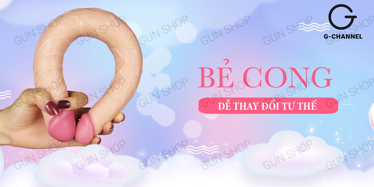 Dương vật giả mềm mại uốn cong đa chiều Lovetoy chất lượng cao