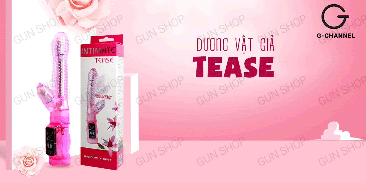 Dương vật giả mềm rung mạnh pin Tease bán chạy sành điệu