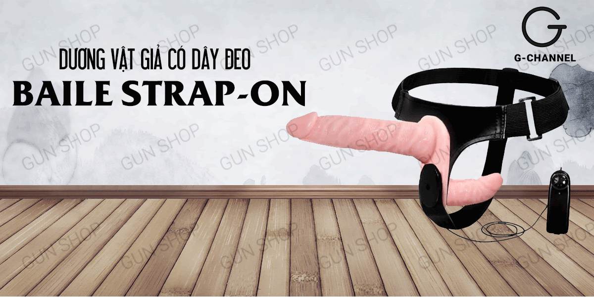 Cửa hàng bán Dương vật giả rung có dây đeo 2 đầu pin - Baile Strap-on  có tốt không?