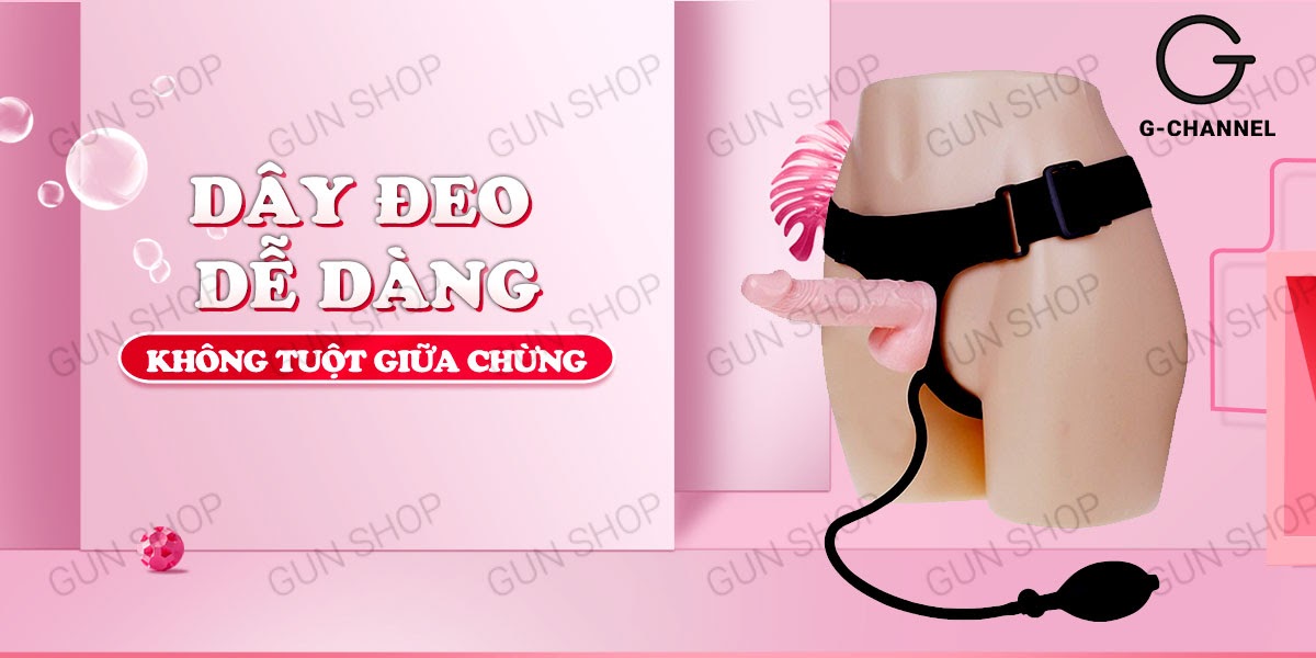 Dương vật giả Baile Trap-on dây đeo bơm kích thước lớn