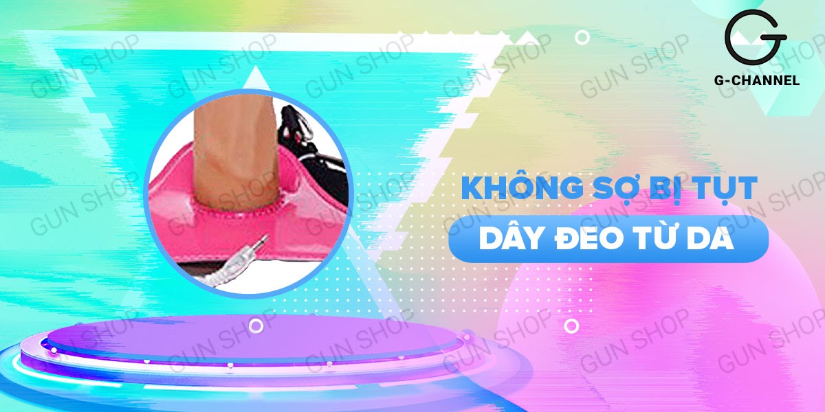 Loveaider dương vật giả rỗng ruột 7 chế độ rung dây đeo kích thích