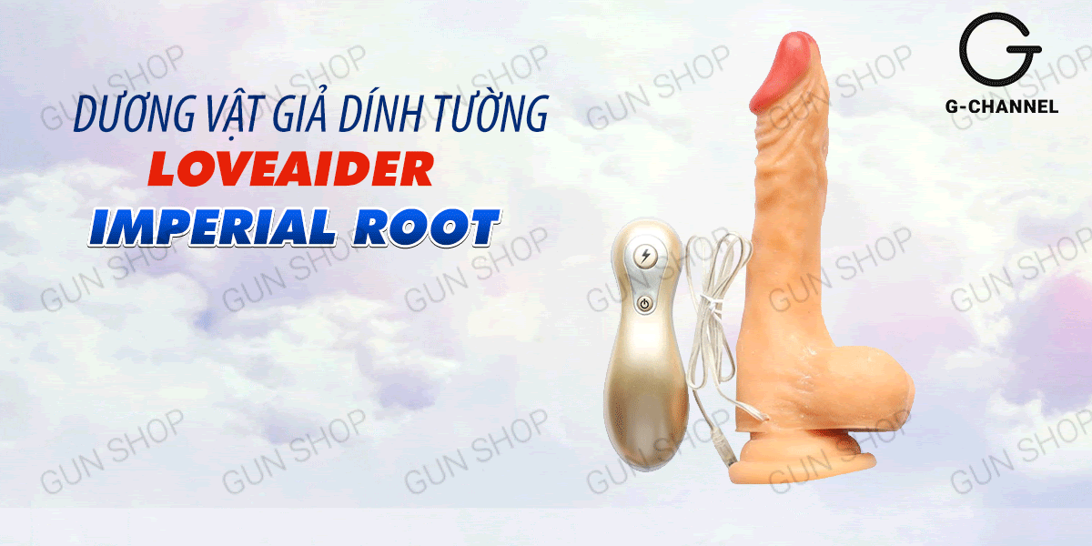 Phân phối Dương vật giả dính tường - Loveaider Imperial Root  giá tốt