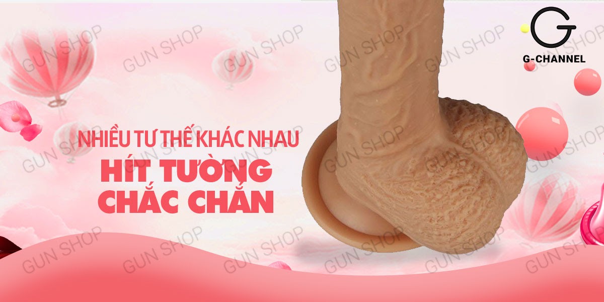 Cung cấp Dương vật giả cao cấp dính tường 18cm - Lovetoy Natural Cock  chính hãng