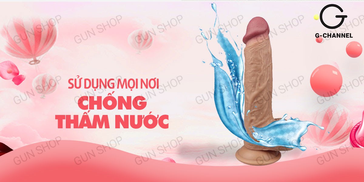 Cung cấp Dương vật giả cao cấp dính tường 18cm - Lovetoy Natural Cock  chính hãng