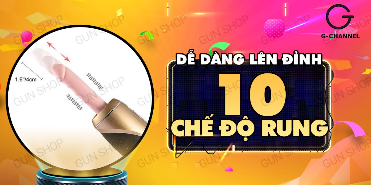 Kho sỉ Dương vật giả dính tường thụt cực mạnh xoay 360 độ tỏa nhiệt - Stroking Man III - Gold  có tốt không?