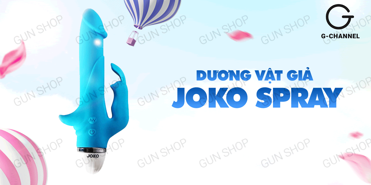 Máy rung dương vật đa chế độ Pin sạc Joko Spray kích thích đỉnh cao