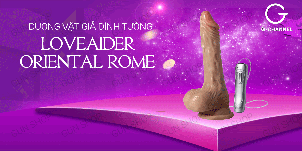Bỏ sỉ Dương vật giả dính tường - Loveaider Oriental Rome  cao cấp