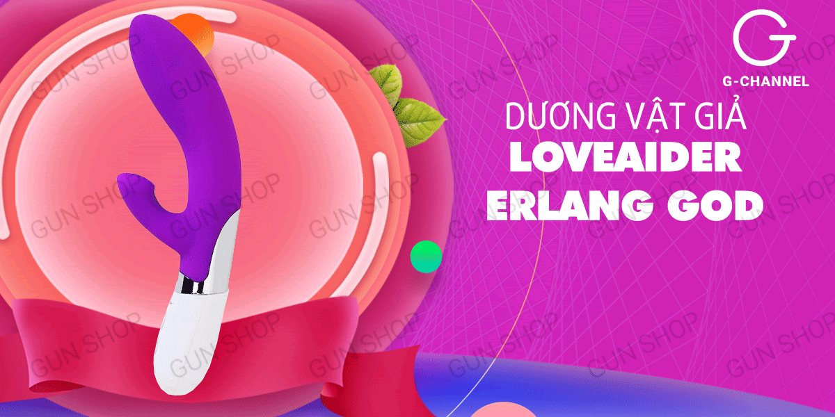 Dương vật giả nhánh 7 chế độ rung sạc điện mạnh - Loveaider Erlang God siêu bền sảng khoái